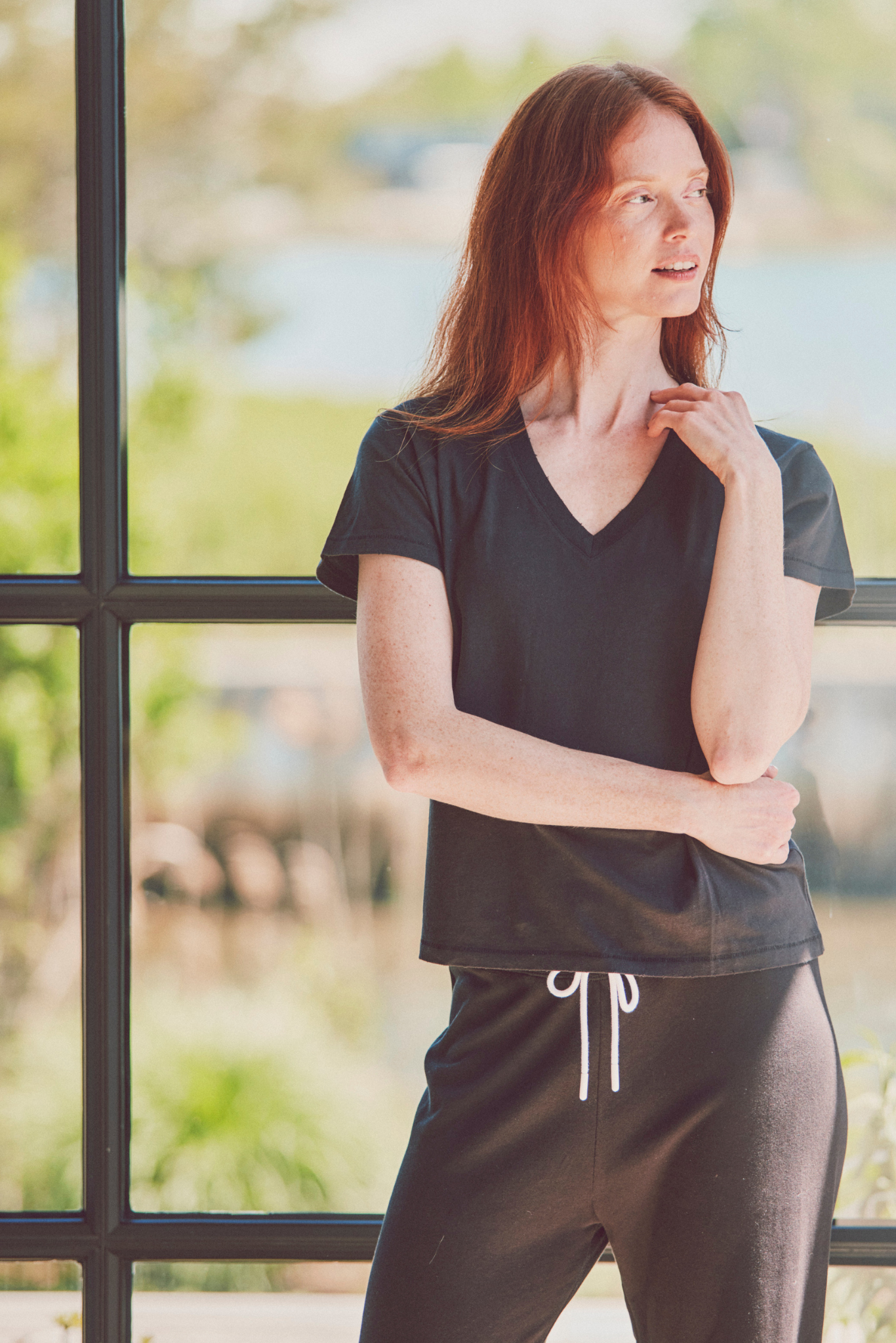 Donnie Boxy V-Neck Tee