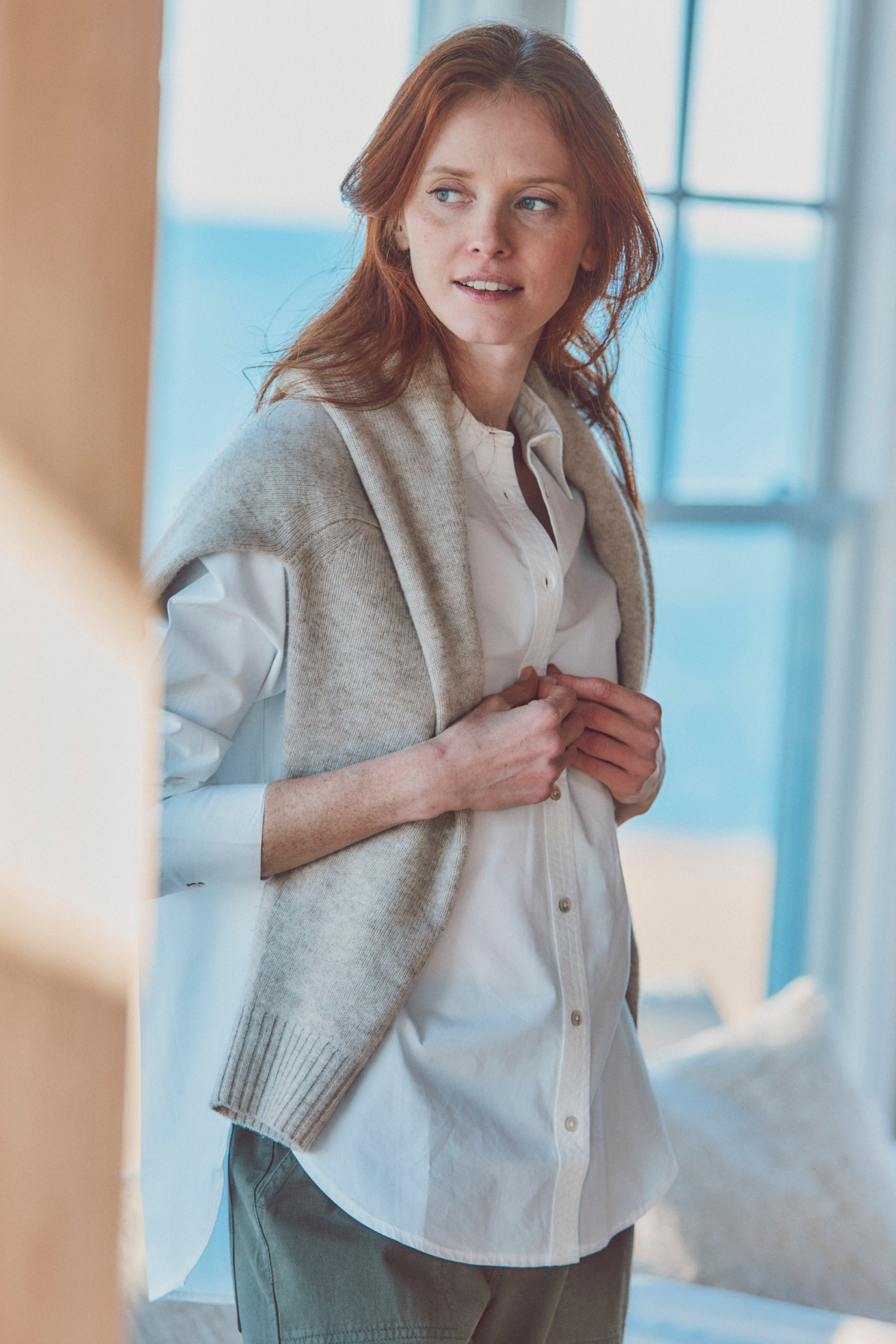 Kelli Poplin Button-Down