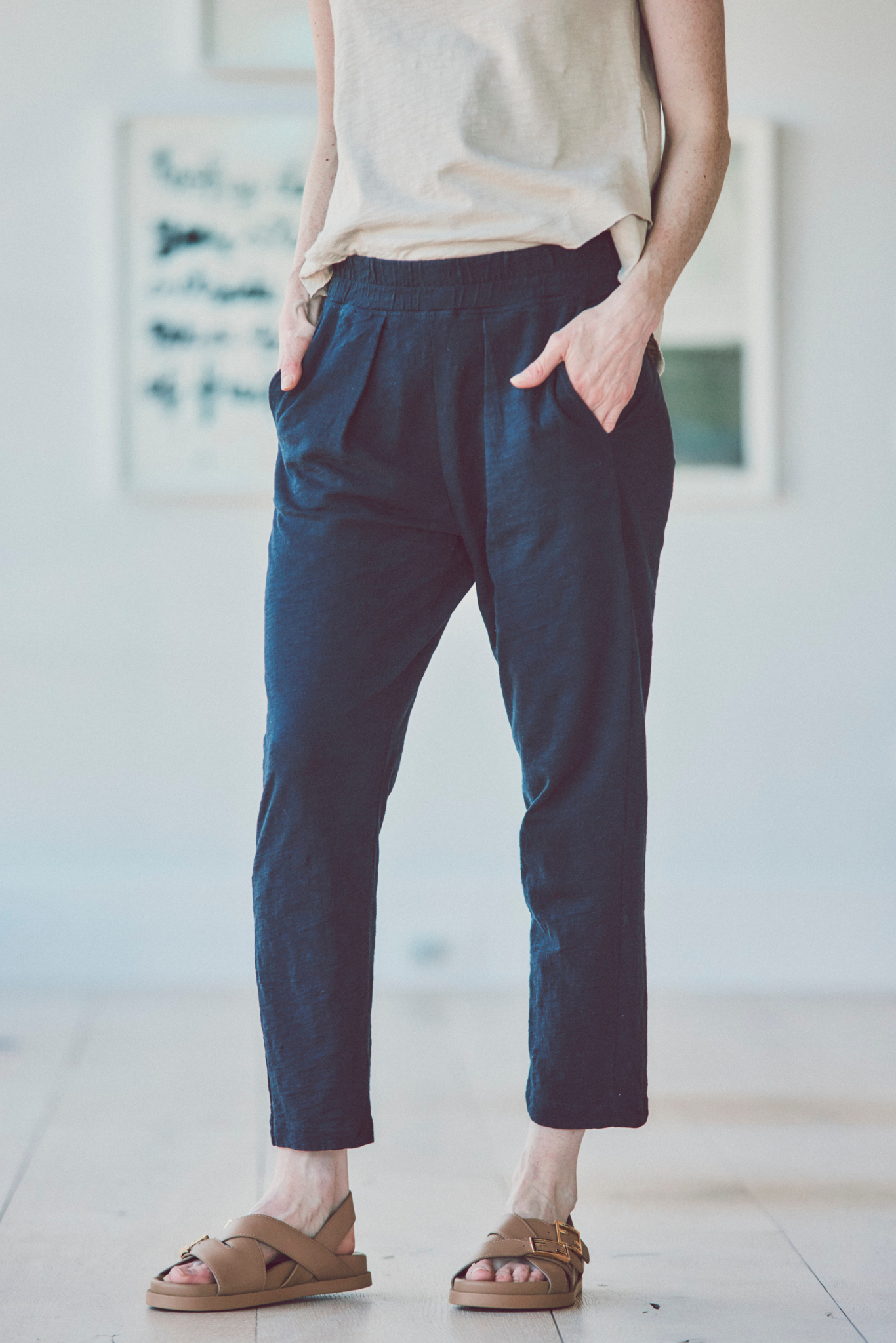 Sunset Pant in Slub Cotton