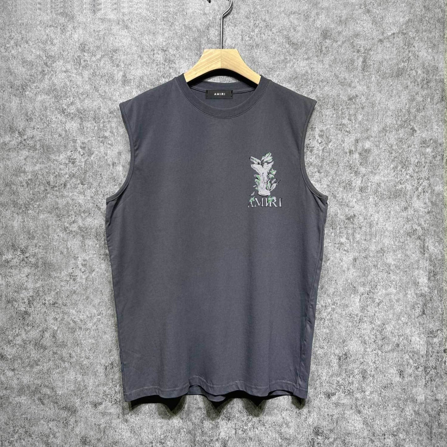 Amiri tank top angel printing