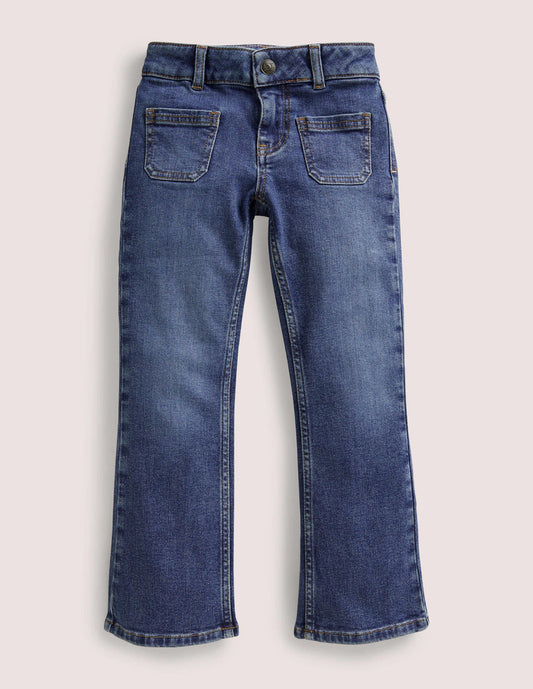 Bootleg Jeans-Mid Vintage Denim