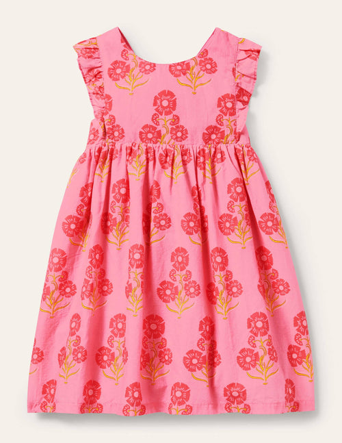 Bow Back Dress-Molly Mahon Floral