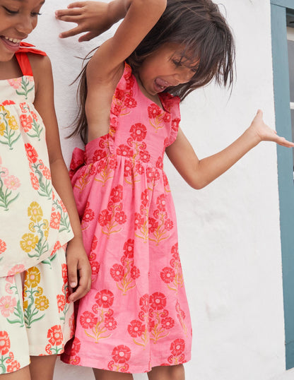Bow Back Dress-Molly Mahon Floral