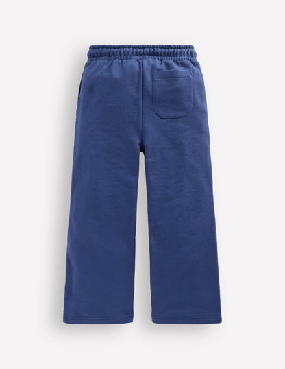 Bobbie Appliqué Sweatpants-Navy Unicorns