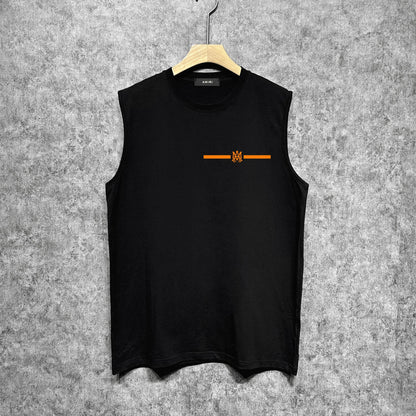 Amiri tank top spider letter printing