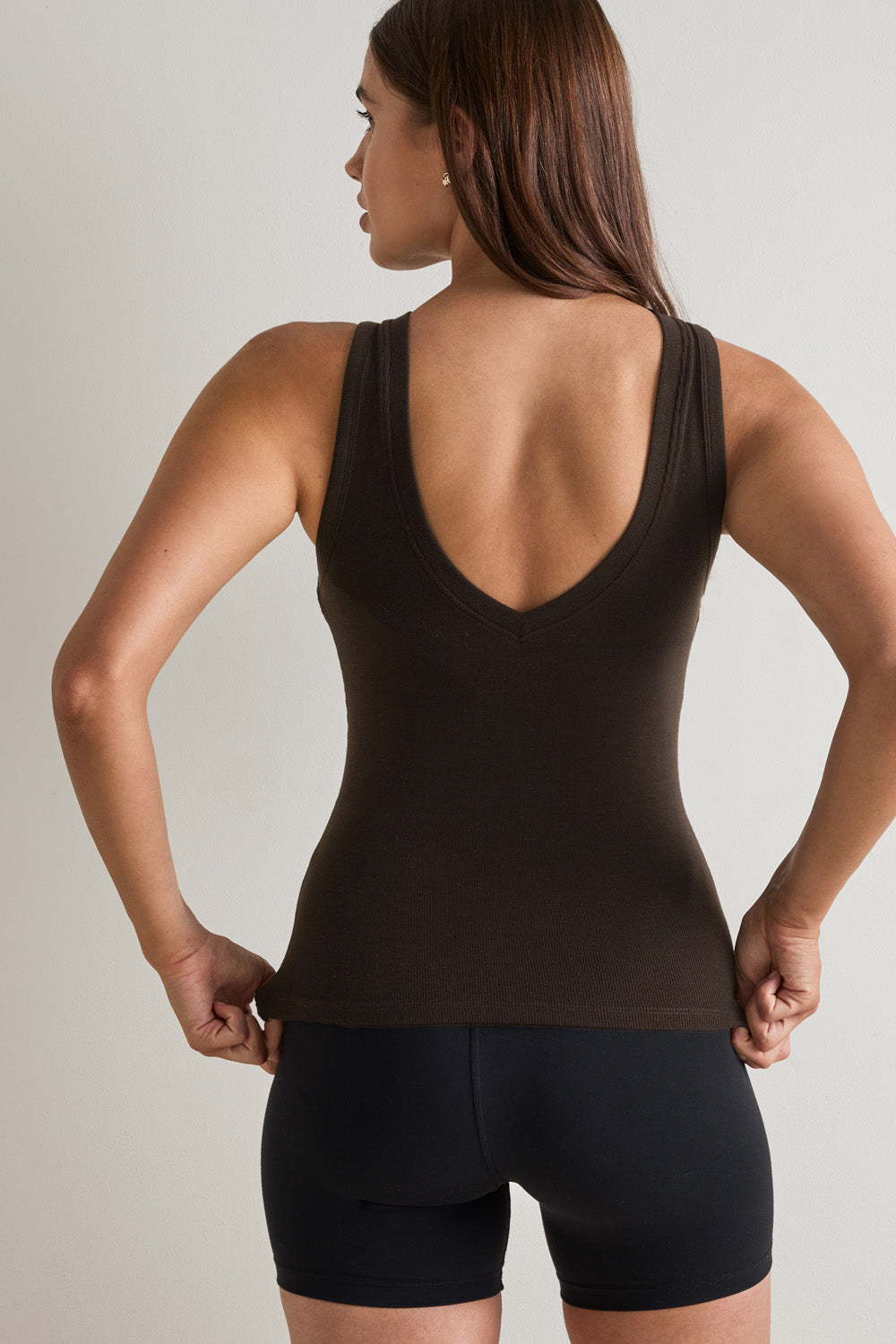 365 Sculpting Lounge Reversible Tank - Espresso