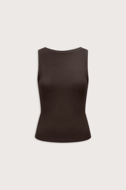 365 Sculpting Lounge Reversible Tank - Espresso