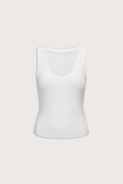 365 Sculpting Lounge Reversible Tank - Coconut Milk