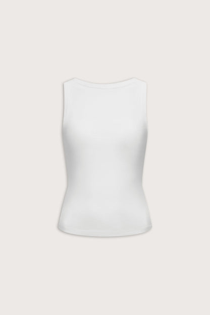 365 Sculpting Lounge Reversible Tank - Coconut Milk