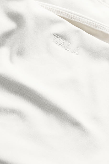 365 Boat Neck Long Sleeve Top - Coconut Milk