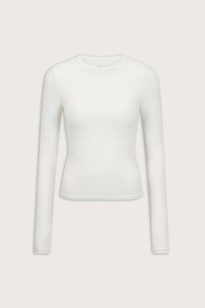 365 Sculpting Lounge Top - Coconut Milk