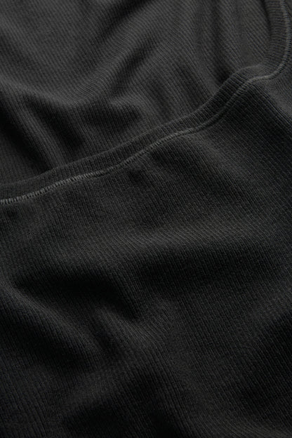 365 Sculpting Lounge Square Neck Vest - Shadow Black