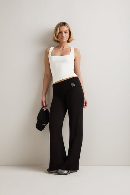 365 Sculpting Lounge Square Neck Vest - Coconut Milk
