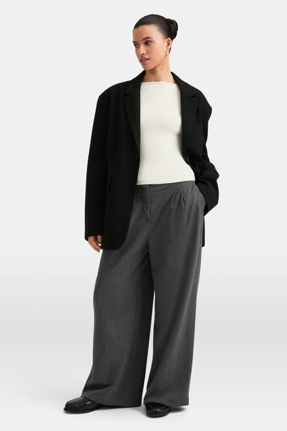 365 Boat Neck Long Sleeve Top - Vanilla