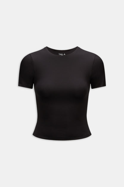 365 Crew Neck Short Sleeve T-Shirt - Shadow Black