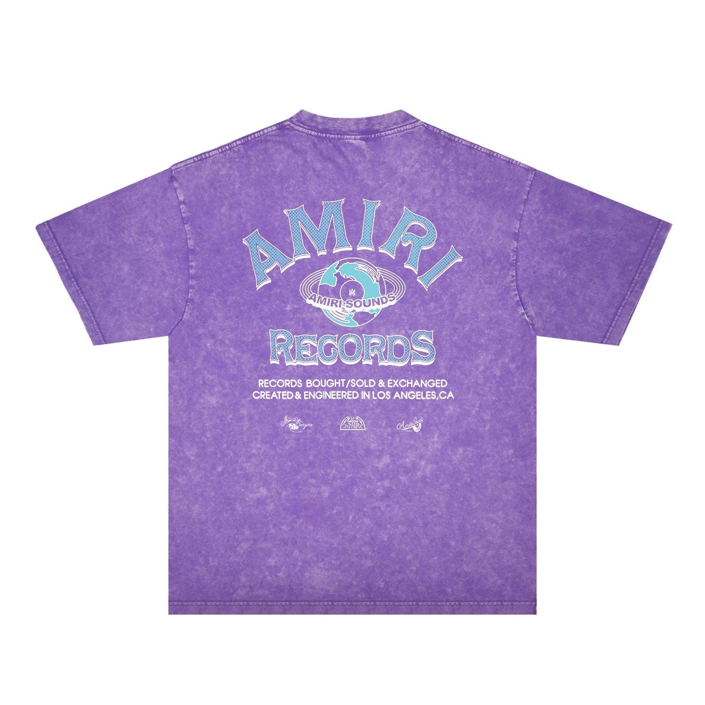 Amiri Washed Distressed T Shirt Printed Trendy Pure Cotton