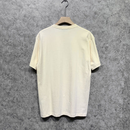 Amiri t shirts letter foam printing short sleeves