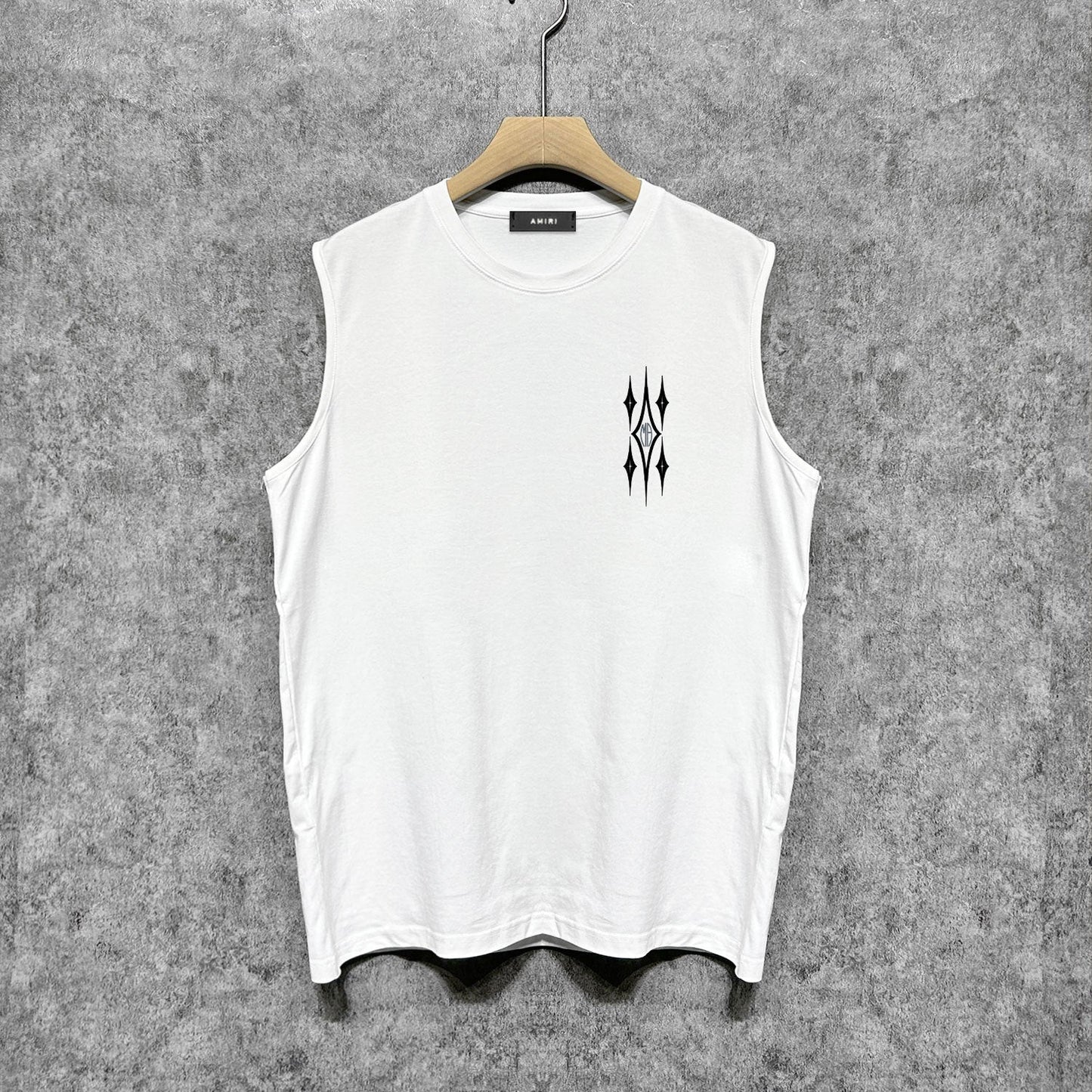 Amiri tank top retro geometric graphic printing
