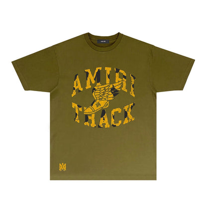 Amiri T Shirts Printed Trendy Pure Cotton