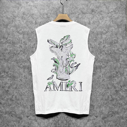 Amiri tank top angel printing