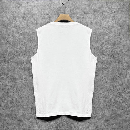 Amiri tank top spotted five-pointed star printing