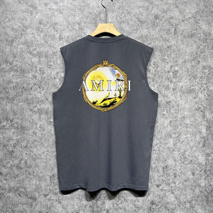 Amiri tank top magic mirror printing
