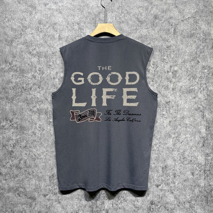Amiri tank top letter printing