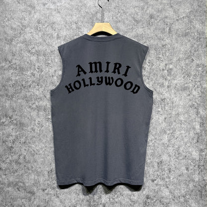 Amiri tank top hollywood pure letterprinting