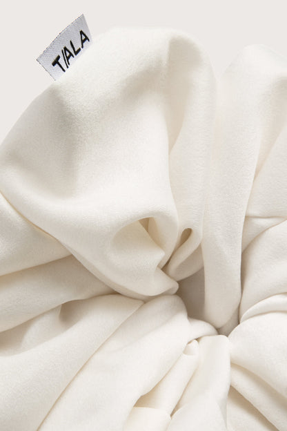 XL Satin Scrunchie - Coconut Milk