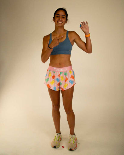 Women's Gummy Bears 1.5" Split Shorts