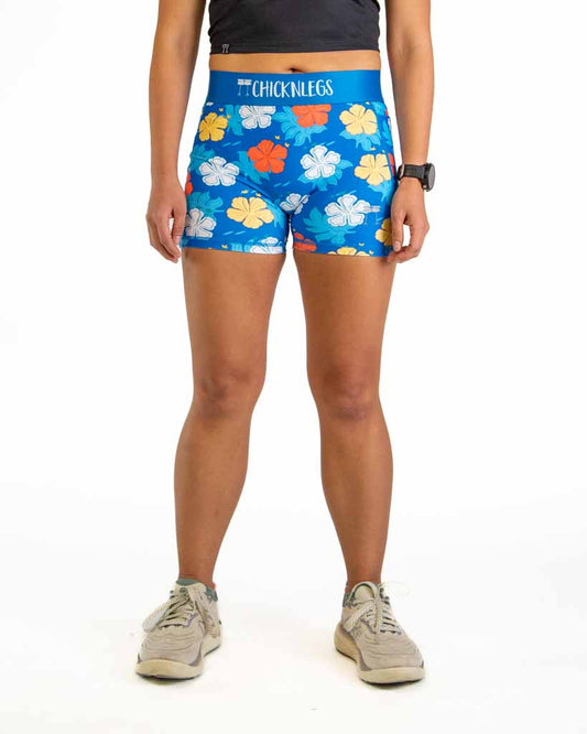 Women's Hawaiian 3" Compression Shorts