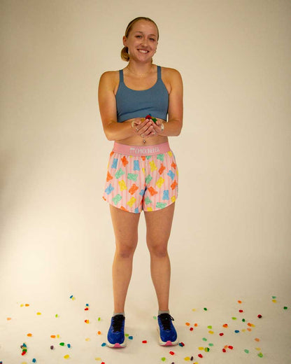 Women's Gummy Bears 4" Split Shorts