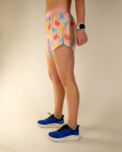 Women's Gummy Bears 4" Split Shorts