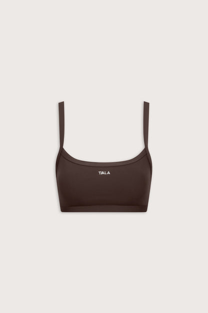 DayFlex Bandeau Sports Bra - Chestnut Brown