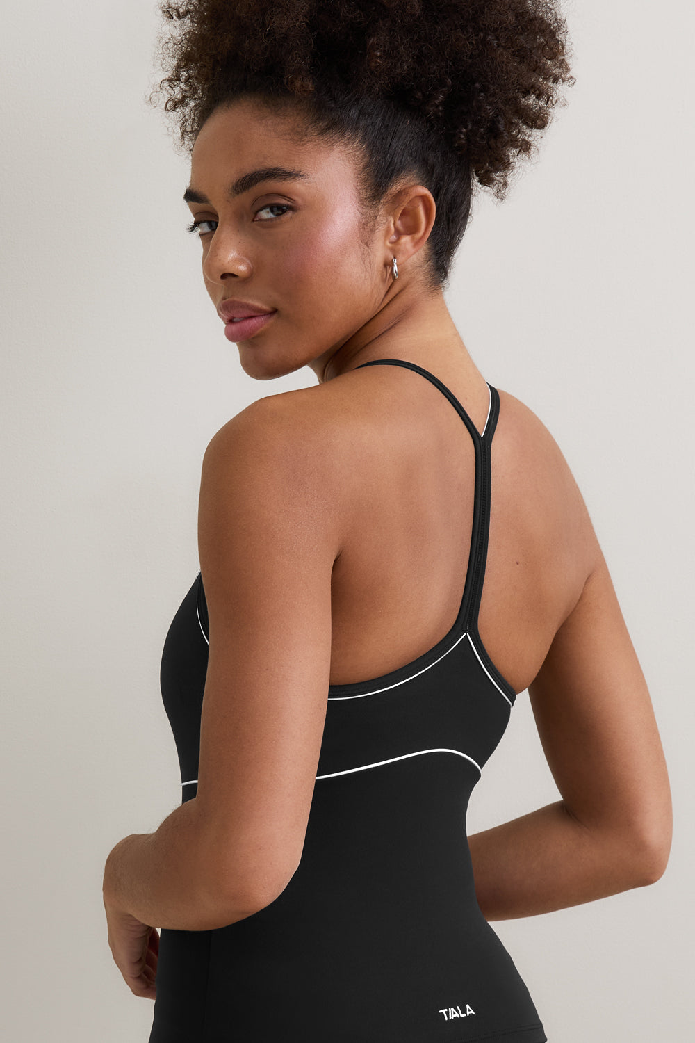 DayFlex Contrast Sweetheart Vest - Shadow Black