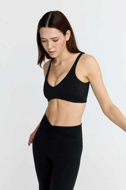 DayFlex Push-Up Sports Bra - Shadow Black