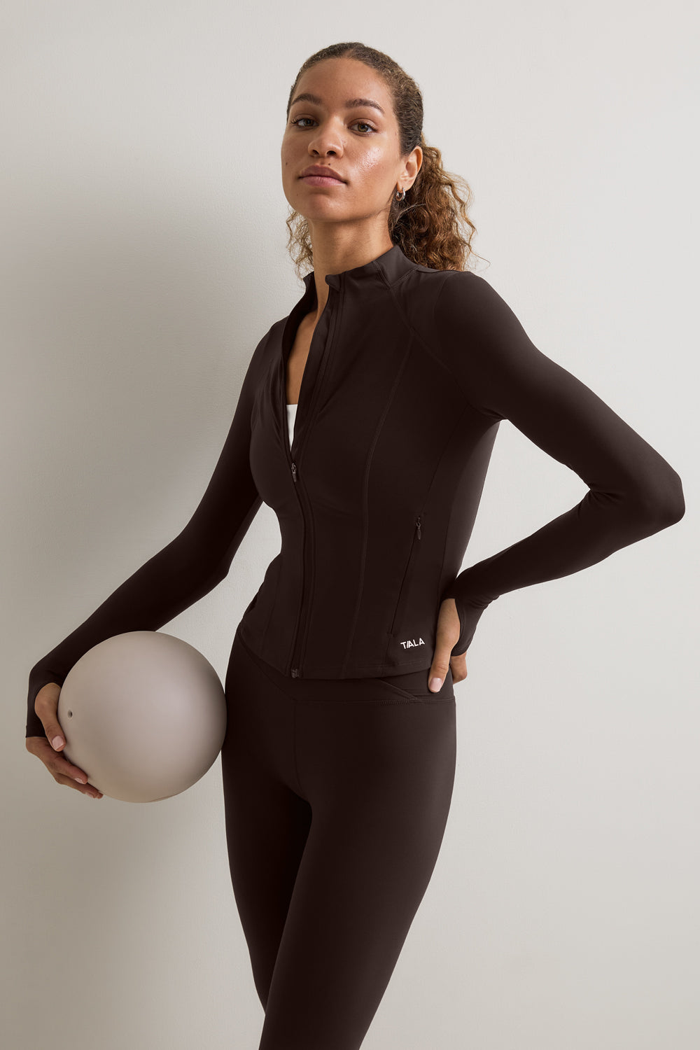 DayFlex Zip Through Sports Jacket - Americano