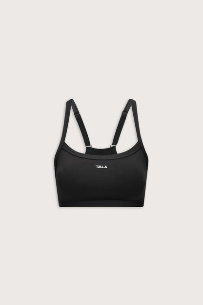 DayFlex Bandeau Sports Bra - Shadow Black