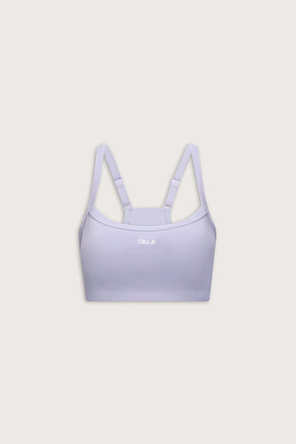 DayFlex Bandeau Sports Bra - Lilac