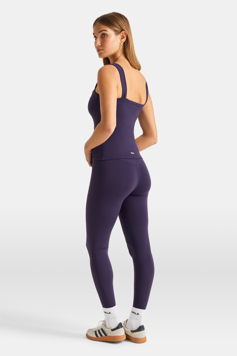 DayFlex Ruched Strap Vest - Purple Dusk