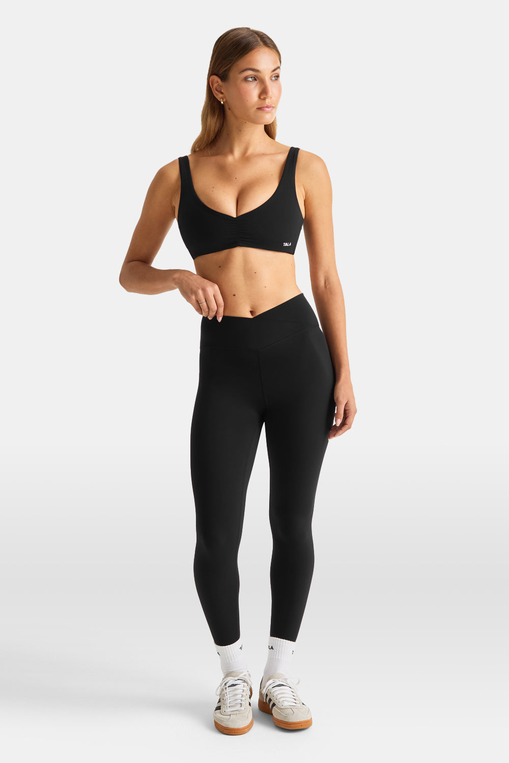 DayFlex Wrap High Waisted Legging - Shadow Black