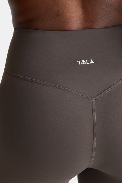 DayFlex Wrap High Waisted Legging - Mocha Brown