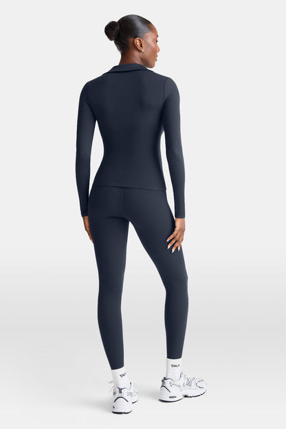 DayFlex Long Sleeve Lightweight Polo - Midnight Navy