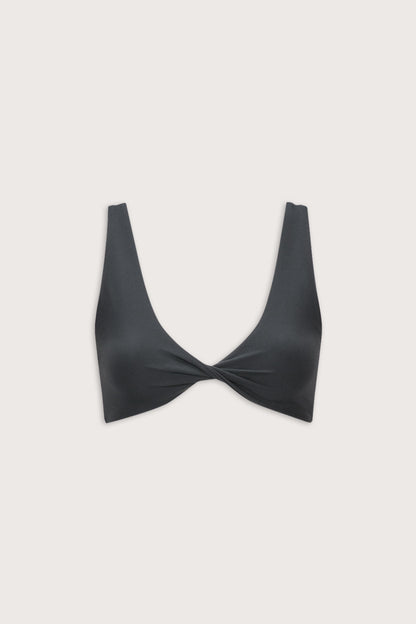 DayFlex Twist Front Sports Bra - Slate Green