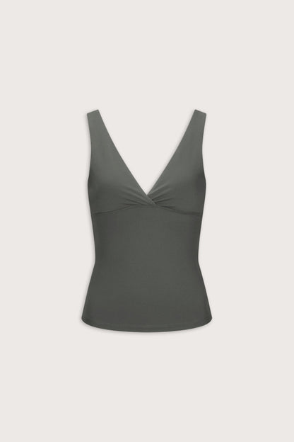 DayFlex V Neck Vest - Dark Olive