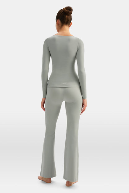 DayFlex Scoop Neck Top - Soft Sage