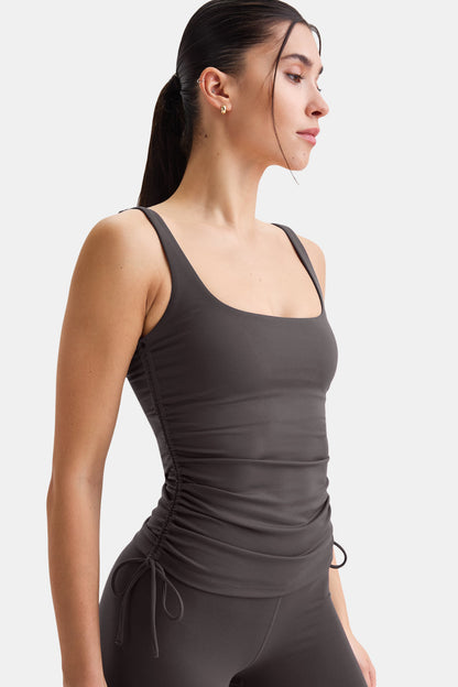 DayFlex Adjustable Side Tie Vest - Cool Espresso