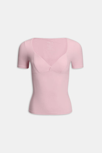 DayFlex Plunge Top - Ballet Slipper