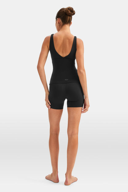 DayFlex V Neck Vest - Shadow Black