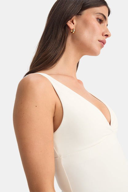DayFlex V Neck Vest - Ivory